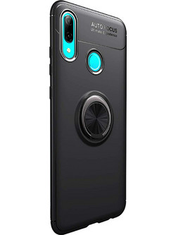 Θήκη Huawei Honor 10 Lite / P Smart 2019 Forcell Magnetic Ring Kickstand TPU -Black