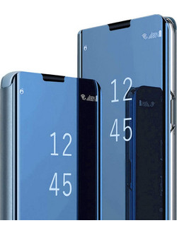 Θήκη Huawei P Smart 2020 Smart Cover Clear View Standing Cover -Blue