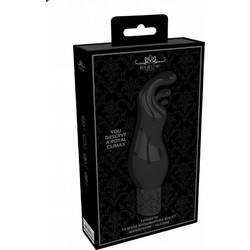 Royal Gems Exquisite Mini Κλειτοριδικός Δονητής 12cm Μαύρος