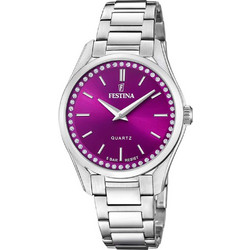 Festina Γυναικείο Ρολόι με Ασημί Μεταλλικό Μπρασελέ F20583/2