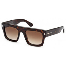 Tom Ford FT0711/S 52F Γυαλιά Ηλίου Τετράγωνα Κοκάλινα Ταρταρούγα με Καφέ Degradee Φακό
