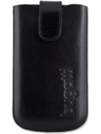 BUGATTI ΘΗΚΗ ΠΟΥΓΚΙ SLIM CASE LEATHER CLASSIC LOOP BLACK ML