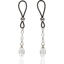 Διακοσμητικά Θηλών Με Κρύσταλλα - CalExotics Nipple Jewel Crystal Teardrop Clear 2pcs
