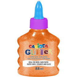 Glitter Glue - Neon Πορτοκαλί (88ml) - Carioca Glitter