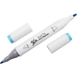 MONT MARTE ART MARKER ΔΙΠΛΗΣ ΜΥΤΗΣ B5 CYAN (66 BABY BLUE) MORT0066