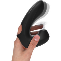 Ibiza Thimble Sucking Vibrator Black
