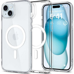Spigen Ultra Hybrid Mag MagSafe Back Cover White (iPhone 15)