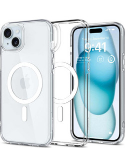 Spigen Ultra Hybrid Mag MagSafe Back Cover White (iPhone 15)