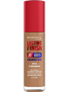 Rimmel Lasting Finish 25h Nude 400 Natural Beige Liquid Foundation 30ml