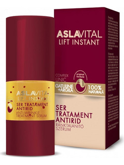 Gerovital Aslavital Lift Instant Anti-wrinkle Treatment Αντιγηραντικό Serum Προσώπου 15ml