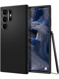 Spigen Liquid Air Back Cover Matte Black (Samsung Galaxy S23 Ultra)