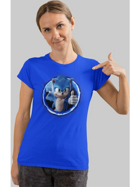 Sonic w t-shirt - ROYAL BLUE