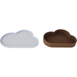 OYOY Chloe Σετ Πιάτα Φαγητού Brown/Grey 2τμχ