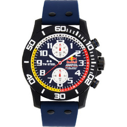 TW Steel Carbon Ανδρικό Ρολόι Χρονογράφος με Μπλε Καουτσούκ Λουράκι CA6