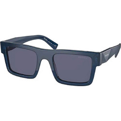 Prada PR 17WS 08Q420 Γυναικεία Γυαλιά Ηλίου Τετράγωνα Κοκάλινα Μπλε με Μπλε Polarized Φακό