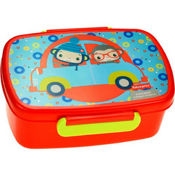 Gim Fisher-Price Car Πλαστικό Παιδικό Δοχείο Φαγητού Κόκκινο 800ml
