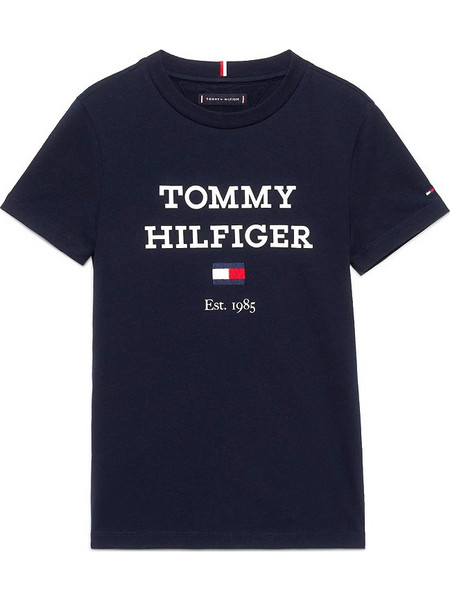 Tommy Hilfiger Παιδικό T-Shirt Κοντομάνικο Navy Μπλε KB0KB08671-DW5