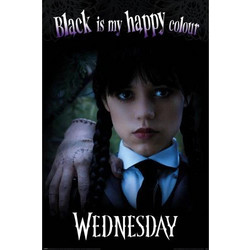 Αφίσα , Poster Wednesday (Black Is My Happy Colour) 61 X 91.5cm PP3529205