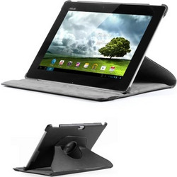Δερμάτινη Θήκη Περιστρεφόμενη για το Asus Eee Pad Transformer Prime TF700 / Infinity TF700T Μαύρη (OEM)