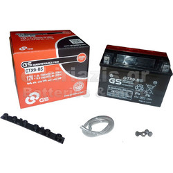 GS Μπαταρία Μοτοσυκλέτας GTX9-BS 120A 8Ah