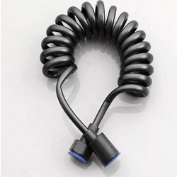 ΣΠΙΡΑΛ ΜΠΑΤΑΡΙΑΣ ΝΤΟΥΣ ΜΠΑΝΙΟΥ-ΛΟΥΤΡΟΥ GUN GREY METALLIC PVC ΠΛΑΣΤΙΚΗ ΕΠΕΝΔΥΣΗ 1 m