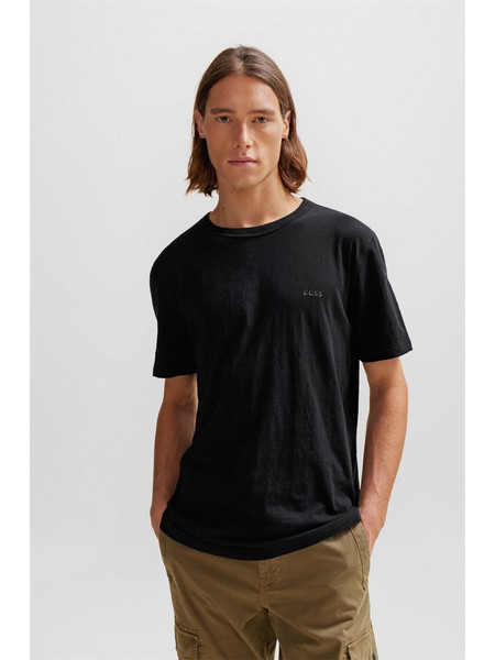BOSS Ανδρικό T-Shirt Tegood BOSS Logo Μαύρο