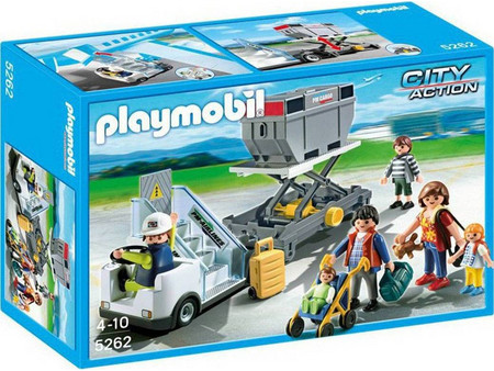 Playmobil City Action Σκαλα Αεροσκαφους, Επιβατες & Εμπορευματα για 4-10 Ετών 5262