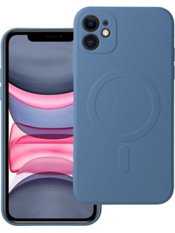 Is Tpu Silicone Mag Iphone 11 Blue Backcover - (SILMAGIP11BL)