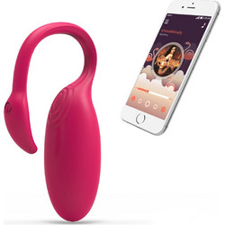 Magic Motion Flamingo Vibrating Egg Δονητής Egg για Ζευγάρια με App Control Κόκκινος
