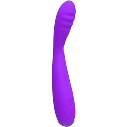 12-Speed Purple Color Silicone Classic G-Spot Vibrator