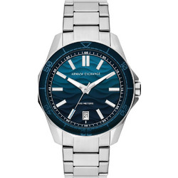Armani Exchange Spencer Ανδρικό Ρολόι Αυτόματο με Ασημί Μεταλλικό Μπρασελέ AX1950