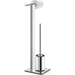 Χαρτοθήκη Δαπέδου Με Πιγκάλ Atore 40473 27,8x20x73cm Inox Zack Ανοξείδωτο Ατσάλι