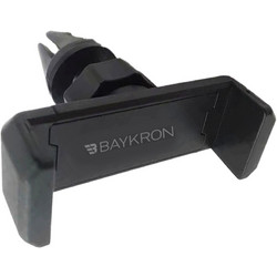 Baykron Βάση Κινητού Αυτοκινήτου Αεραγωγού Basic Μαύρη BKR-BL-CV-001-B