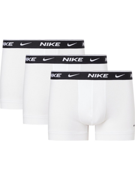Nike Ανδρικά Μποξεράκια Λευκά 3Pack (KE1008-MED)