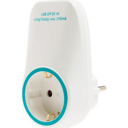 Αντάπτορας Σούκο GEYER GES-156 με 2 Θύρες USB