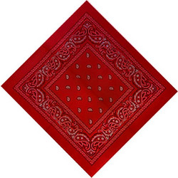 Μπαντάνα λαχούρ με διαστάσεις 55x55cm σε μπορντώ χρώμα