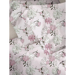 Sunshine Home Σετ Σεντόνια Μονά Βαμβακερά 160x250 Menta 070 Pink