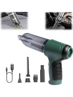HL-107 Green Επαναφορτιζόμενο Σκουπάκι Χειρός 7.4V