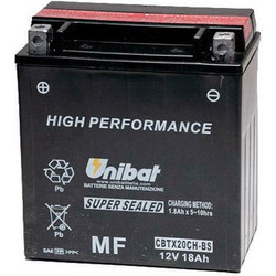 Unibat Μπαταρία Μοτοσυκλέτας CBTX20CH-BS 18Ah