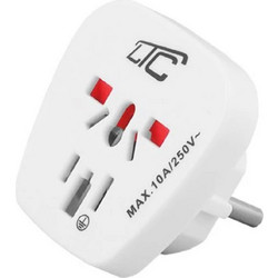 Travel adapter LTC UK to EU universal for 150 countries (LX6032)