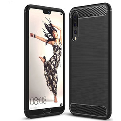 Techsuit Carbon Back Cover Black (Huawei P20 Pro)