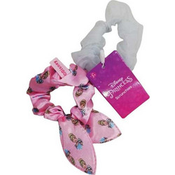 Disney Cinderella Pink And Blue Scrunchies - Σετ με Υφασμάτινα Λαστιχάκια για τα Μαλλιά 2τμχ