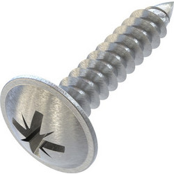 Nοβοπανόβιδες waffer pozi γαλβανιζέ 4x20mm Γαλβανιζέ DIN 968 (Τιμή ανά Τεμάχιο)