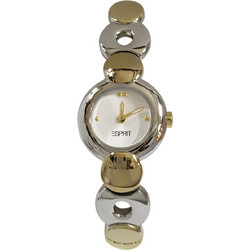 Esprit Slim Silver Gold Steel Γυναικείο Ρολόι με Ασημί Μεταλλικό Μπρασελέ ES100952001