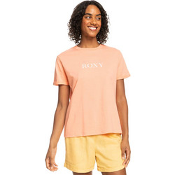 ROXY Κοντομάνικη Μπλούζα NOON OCEAN PINK γυναίκες