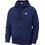 Nike Sportswear Club Ανδρική Ζακέτα Φούτερ με Κουκούλα και Φερμουάρ Μπλε BV2645-410