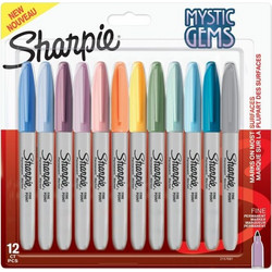 ΜΑΡΚΑΔΟΡΟΙ SHARPIE MYSTIC GEMS MARKERS FINE 12 ΧΡΩΜΑΤΑ 2157681