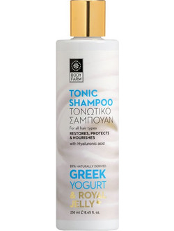 Bodyfarm Tonic Φυτικό Σαμπουάν & Conditioner για Επανόρθωση & Ψαλίδα για Ξηρά & Ταλαιπωρημένα Μαλλιά 250ml