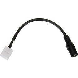 Εύκαμπτος Σύνδεσμος 15cm για LED Ταινία 5050 12V 10mm σε Βύσμα DC Θηλυκό Universo U8MM-DC