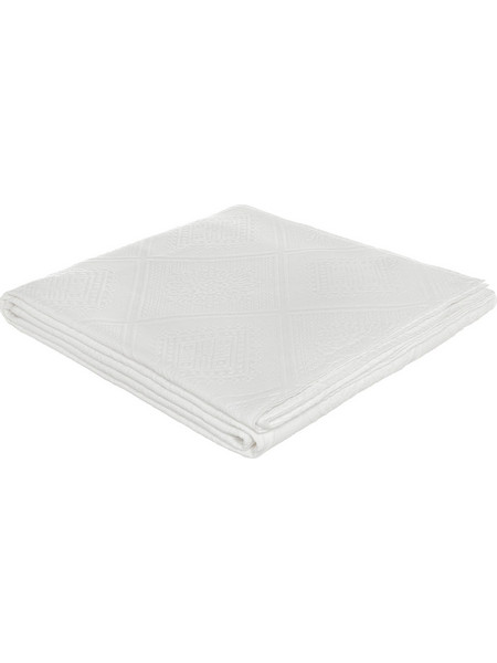 Coincasa κουβερλί κρεβατιού ζακάρ 260 x 260 cm - 007079969 Λευκό